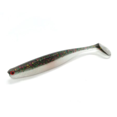 Paddler Softbait Black White Red Dots